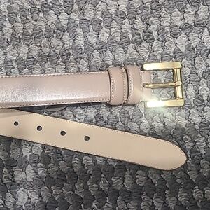 Vtg Talbots‎ Solid Brass Buckle Genuine Leather Belt XS 6012 Vintage